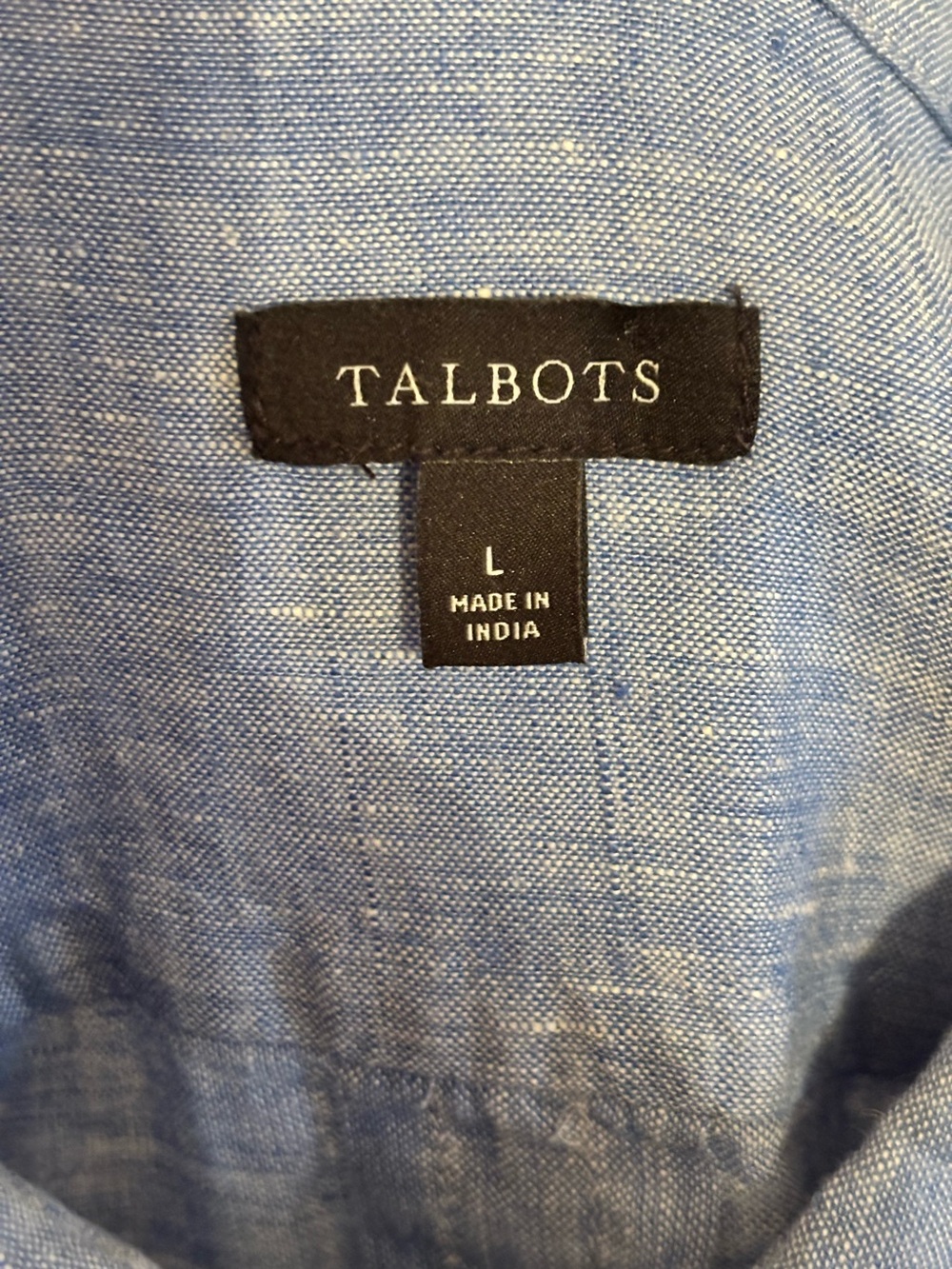 Talbots linen blouse in a tunic length size large - Picture 4 of 5